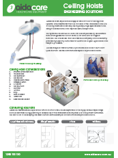 Ceiling Hoist Range